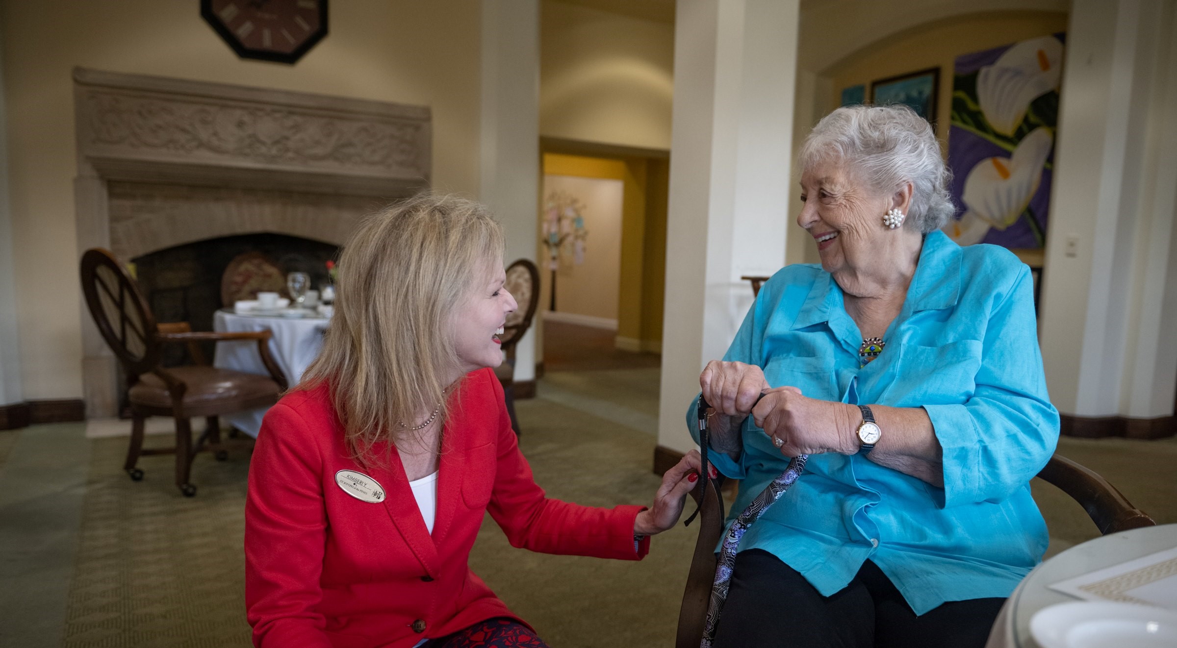 female resident with admissions