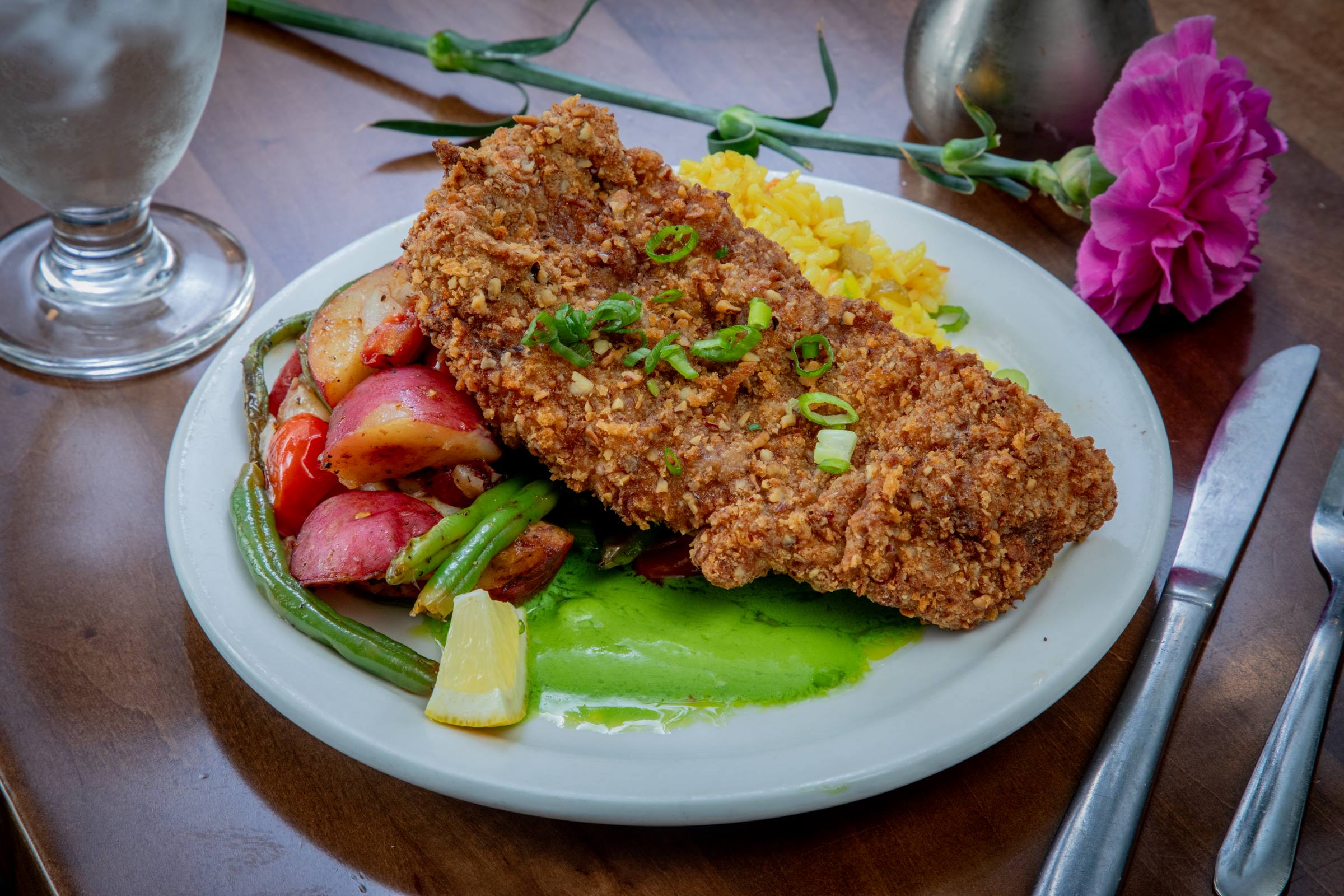 plate with food