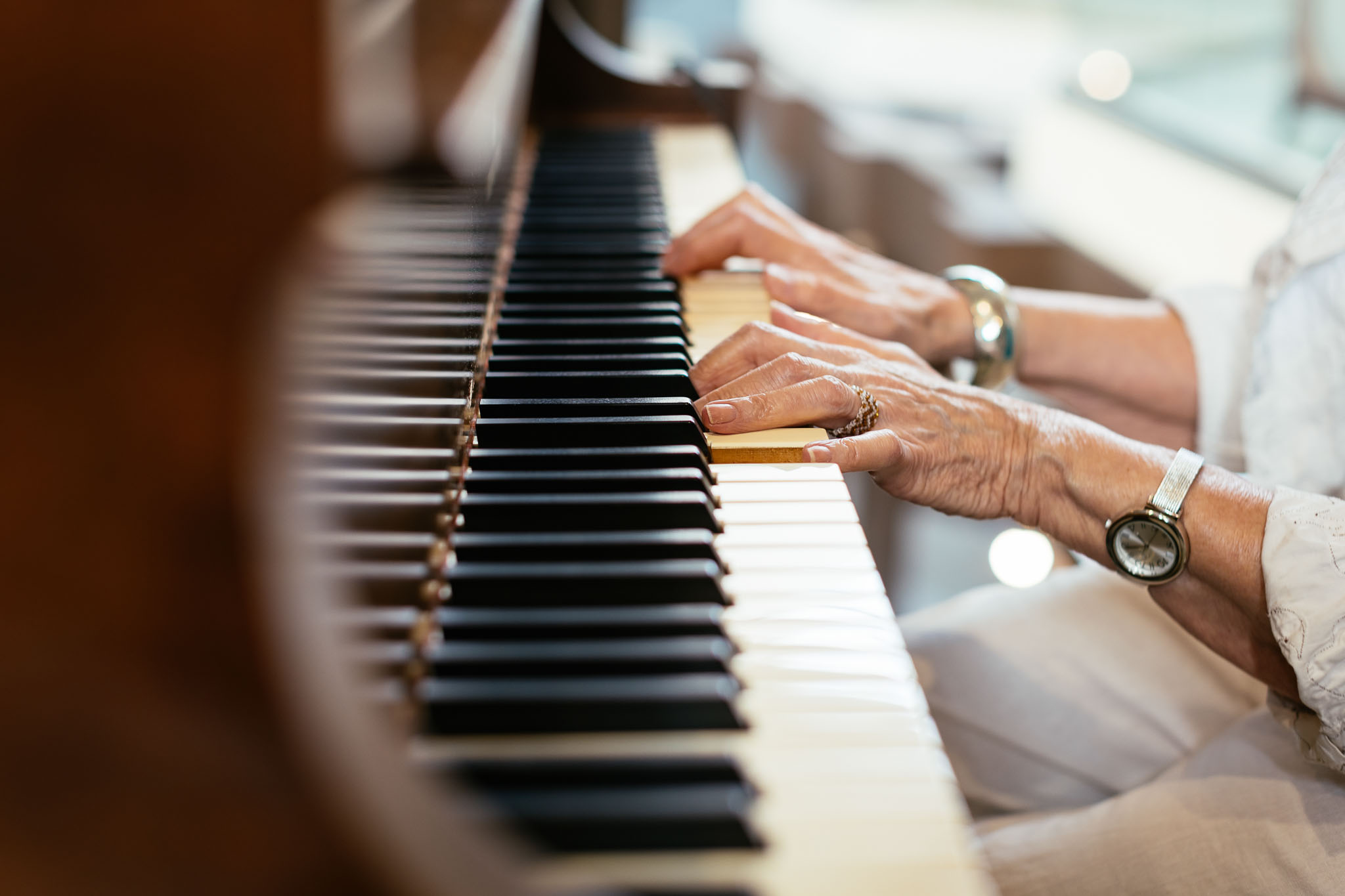 piano playing