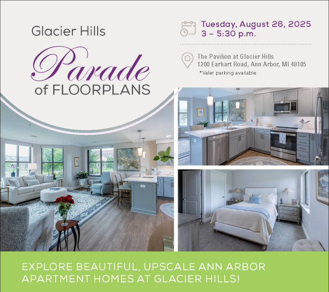 Glacier Hills Parade of Floorplans event August 26, 2025