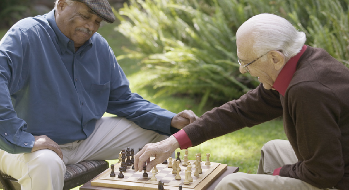 men playing chess